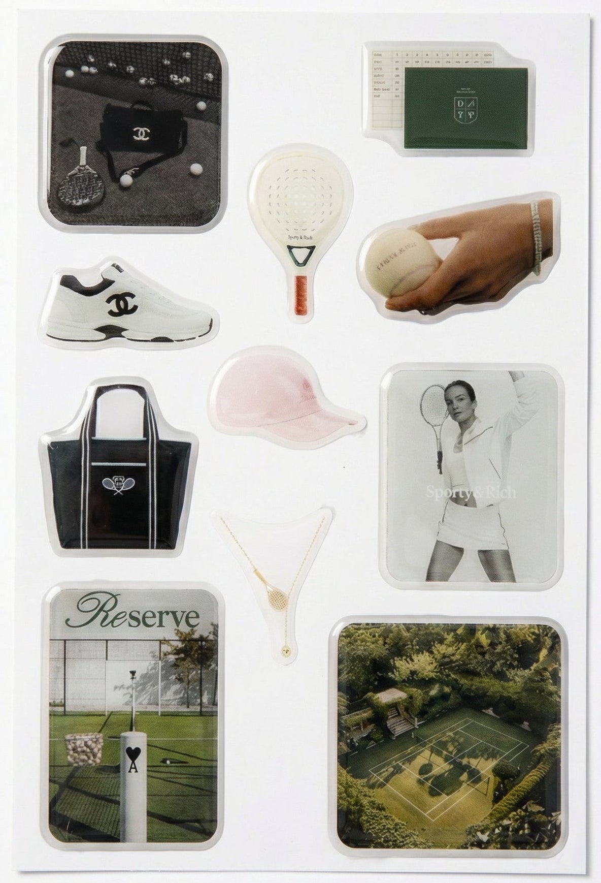 The Reserve Collection 3D Sticker Set